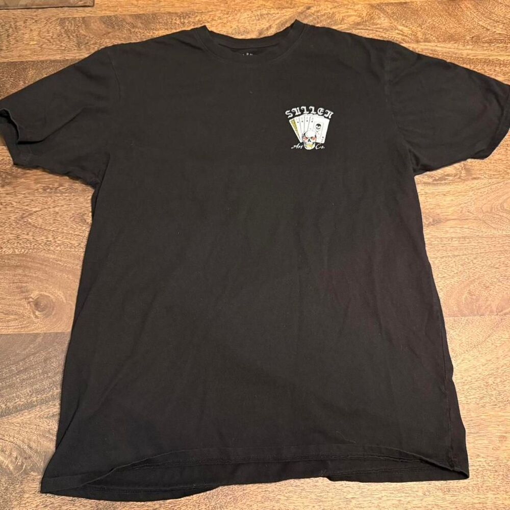 Sullen Men's Black and Grey T-shirt